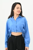 Kadın Crop Gömlek 1729-24 - 10