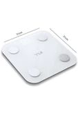 Kb12 Plus Şarjlı Yağ Ölçer Fonksiyonlu Akıllı Bluetooth Tartı Baskül - 2