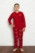 Nisanca Kışlık Erkek Çocuk Polar Pijama Takımı- Sıcak Tutan Welsoft Kumaş - 4