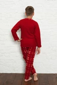 Nisanca Kışlık Erkek Çocuk Polar Pijama Takımı- Sıcak Tutan Welsoft Kumaş - 6
