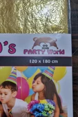 Metalize Masa Eteği Metalik Folyo Masa Örtüsü - 10