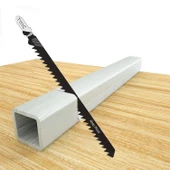 Plastik Ahşap MDF Kesim Dekupaj Testere Bıçağı Yedek 10 cm Metal Bıçak T111C Kakmacı 5 Adet Set - 6