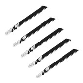 Plastik Ahşap MDF Kesim Dekupaj Testere Bıçağı Yedek 10 cm Metal Bıçak T111C Kakmacı 5 Adet Set - 2