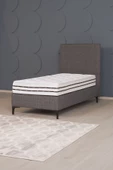 Kilim Mobilya Luna Lux Sandıksız Baza Başlık Paket Yaylı Yatak Seti Antrasit 100X200 thumbnail 1