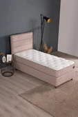 Kilim Mobilya Hilton Sandıklı Baza Başlık Paket Yaylı Set Vizon 120X200 - 1