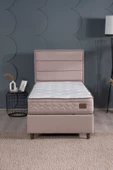 Kilim Mobilya Hilton Sandıklı Baza Başlık Paket Yaylı Set Vizon 120X200 - 2