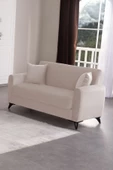 Kilim Mobilya Dove Iki Kişilik Yüksek Ayaklı Kanepe Krem - 1
