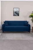 Kilim Mobilya Dove Üç Kişilik Yüksek Ayaklı Kanepe Lacivert - 1