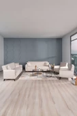 Kilim Mobilya Dove Yüksek Ayaklı 3 3 B B Koltuk Takımı Krem - 1