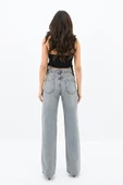 WIDE LEG Kadın Yüksek Bel Buz Mavi Jean 4412-25 DPL-857 - 5
