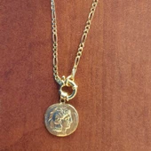 925 Ayar Gümüş Büyük Madalyon Kolye thumbnail 3