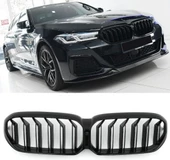 Bmw 5 serisi G30 Lci ön panjur böbrek 2020+Sonrası Uyumlu thumbnail 5