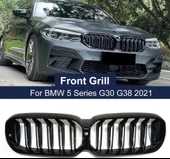 Bmw 5 serisi G30 Lci ön panjur böbrek 2020+Sonrası Uyumlu thumbnail 1