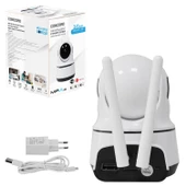 Concord Ip Smart Kamera 3mp 3.6mm Wifi Renkli Gece Görüş Mpia-Kei - 1