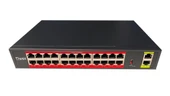 Tp-g2420-poe300w 24 Port Gıgabıt 2x Gıgabıt Sfp Uplınk Rackmount Poe Swıtch (REALTEK CHIPSET) - 1