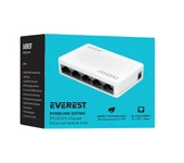 Everlınk Esf105 5 Port 10/100mbps Rtl8305 Chipset Fast Ethernet Masaüstü Switch Hub - 3