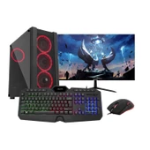GM-1258 i5-12400F 16GB 512GB 4GB R9370 500W Dos +24" Monitör Oyuncu Pc - 1