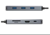 Hikvision DS801Hub TypeC to VGA-HDMI-USB Çoklayıcı - 3