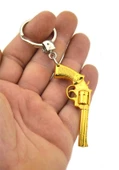 45 Lik Toplu Kovboy Tabancası Anahtarlık - Gold Görünümlü - 9