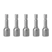 Manyetik Somun Civata Sıkma Adaptörü Çap 8 mm M8 Trapez Çatı Vidası Sıkma 8x65 mm Mıknatıslı 5 Adet thumbnail 4