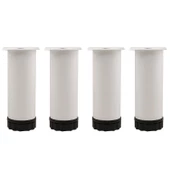 Ayarlanabilir Mobilya Kanepe Baza Koltuk Metal Destek Yükseltici Ayağı 15 cm Beyaz Ayakları 4 Adet thumbnail 6