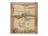 Organik Tavşan Bebek 4 Lü Bornoz Seti - 2