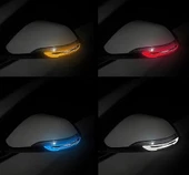 Araba Ayna Çarpma Koruyucu Renkli Reflektif Şerit - 3