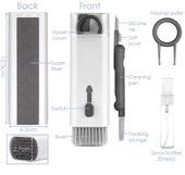 Çok Fonksiyonlu 7 Parça Klavye Ekran Kulaklık Temizleme Kiti - 5