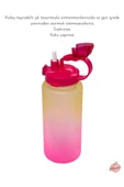 Fitmart Celebrty - 2.2 Litre Motivasyonlu Tritan Su Şişesi - Bpa Içermez - 3