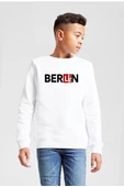 La Casa De Papel Berlin Ak Beyaz Çocuk 2ip Sweatshirt - 1