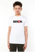 La Casa De Papel Berlin Ak Beyaz Çocuk Bisikletyaka Tshirt - 1