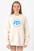 Kırım Tatar Tamga Ekru Kadın 2ip Sweatshirt - 1