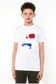 Euro 24 Netherlands Beyaz Çocuk Bisikletyaka Tshirt - 1
