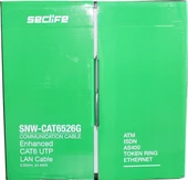 Seclife SNW-C6526G 24AWG UTP 305m Saf Bakır Cat6 Kablo - 1