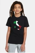 Euro 24 Italy Siyah Çocuk Tshirt - 1