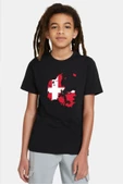 Euro 24 Denmark Siyah Çocuk Tshirt - 1