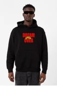 Dream Still Over Siyah Erkek 3ip Kapşonlu Sweatshirt thumbnail 1
