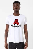 Brothers For Life Beyaz Erkek Bisikletyaka Tshirt thumbnail 1