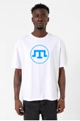 Kırım Tatar Tamga Beyaz Erkek Oversize Tshirt - 1