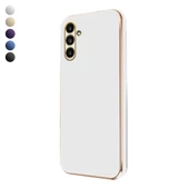 Samsung Galaxy A25 Kılıf Volet Luxury Seri Kamera Korumalı Silikon Kapak - 1