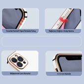 Xiaomi 13T / 13T Pro Kılıf Volet Luxury Seri Kamera Korumalı Silikon Kapak - 9