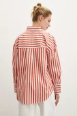 Cepli Çizgili Gömlek Oranj thumbnail 6