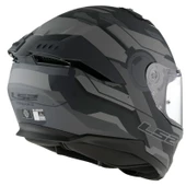 LS2 STREAM 2 SHADOW MAT TITANIUM-GRİ KASK M - 6