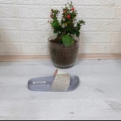 Pienn 20037 Beyaz Taşlı Günlük Bayan Terlik thumbnail 7