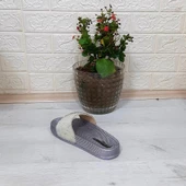 Pienn 20037 Beyaz Taşlı Günlük Bayan Terlik thumbnail 8