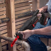 Kress Kue01.9 20Volt Kömürsüz Profesyonel Tilki Kuyruğu Testere (Akü Dahil Değildir) - 8