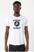 Star Trek Starfleet Academy Beyaz Erkek Bisikletyaka Tshirt thumbnail 1