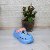 Sonimix 16001 Bebemavisi-pudra Kalın Tabanlı Taşlı crks Bayan Terlik thumbnail 6