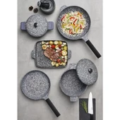 Emsan Perge Döküm Derin Tencere 24 cm - 9