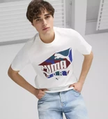 Puma 683207-02 Graphics Sports Tee Tişort Erkek T-Shirt - 17
